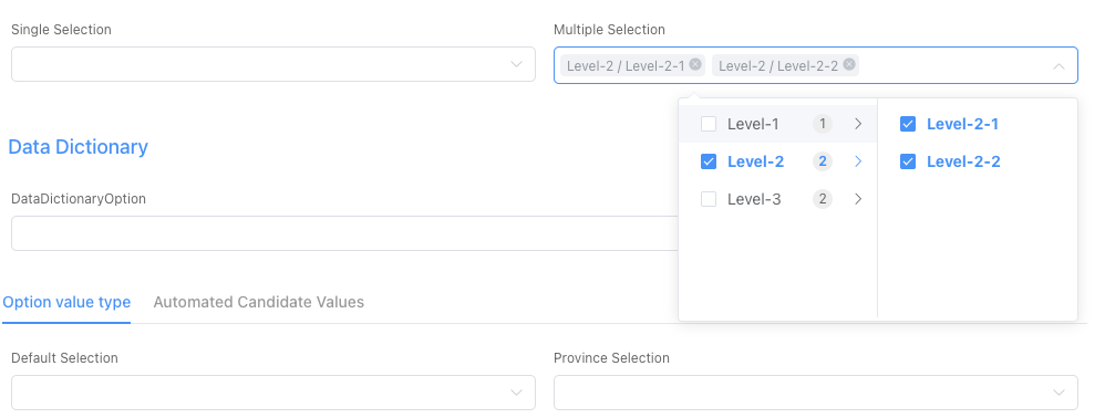 Multiple Selection